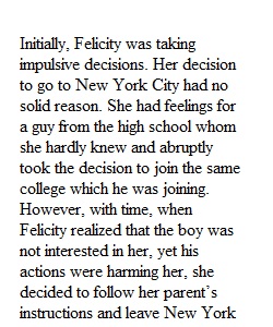 Felicity's Choice